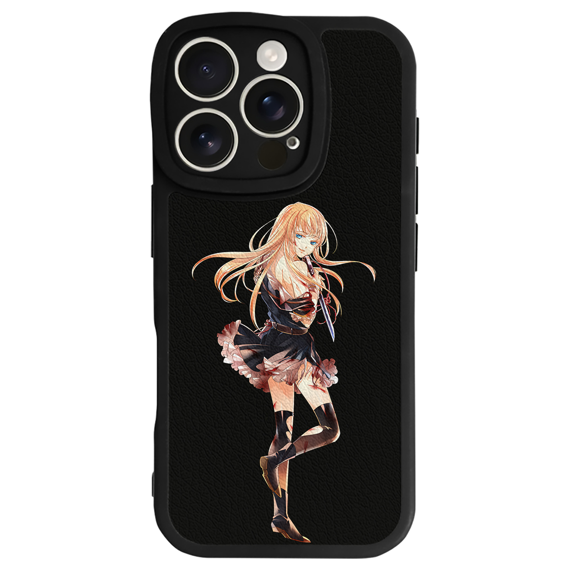 （画像用） 刀剣乱舞 Touken Ranbu 【iPhone 16シリーズ対応】シリコンスマホケース（レザー調） 材質：シリコン